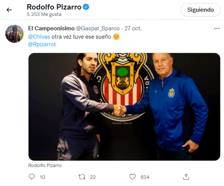 Ricardo Peláez y Rodolfo Pizarro en Chivas