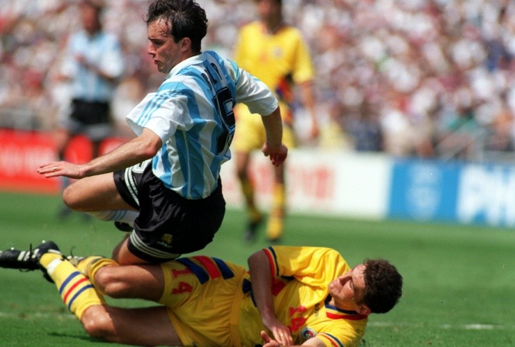 Abel Balbo durante el Mundial 1994 (Getty)