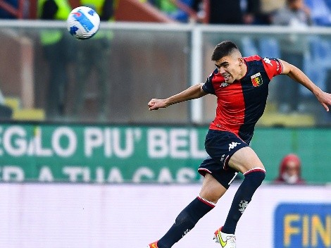 ¡Otra vez titular! Johan Vásquez jugó los 90 minutos del empate de Genoa
