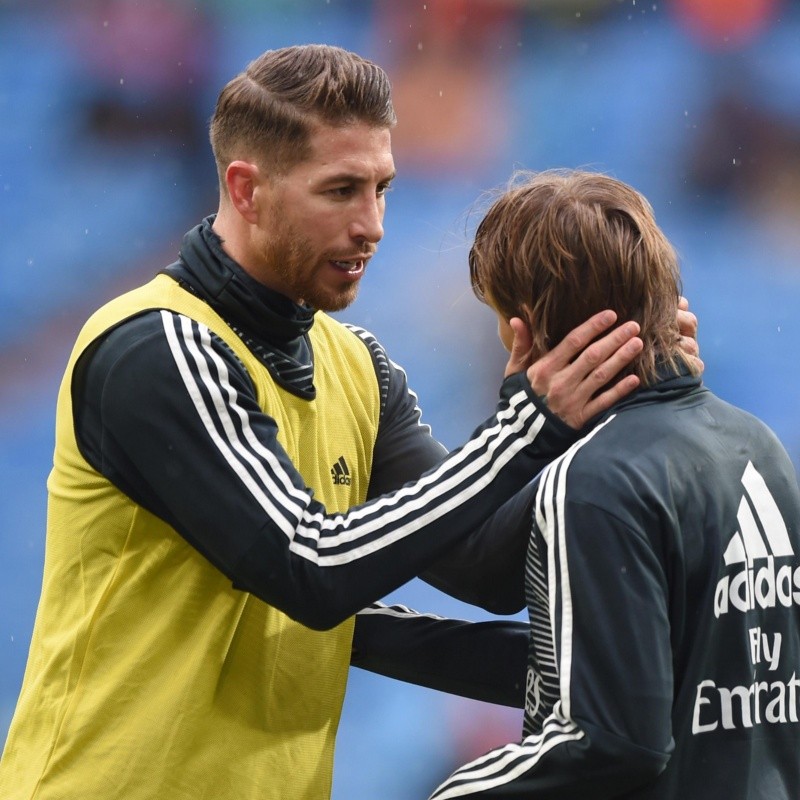 Ramos no se olvida de Real Madrid: el defensor tuvo un gesto destacado con Modric