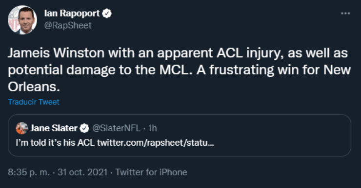 Ian Rapoport tweet (@RapSheet)