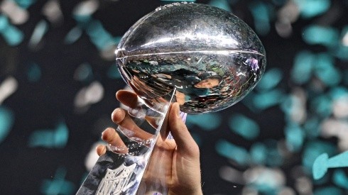 El trofeo Lombardi del Super Bowl.