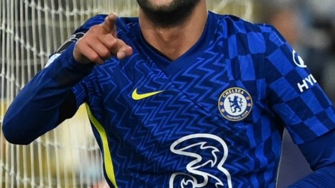 Ziyech comemorando gol do Chelsea (Foto: Divulgação/Chelsea FC)