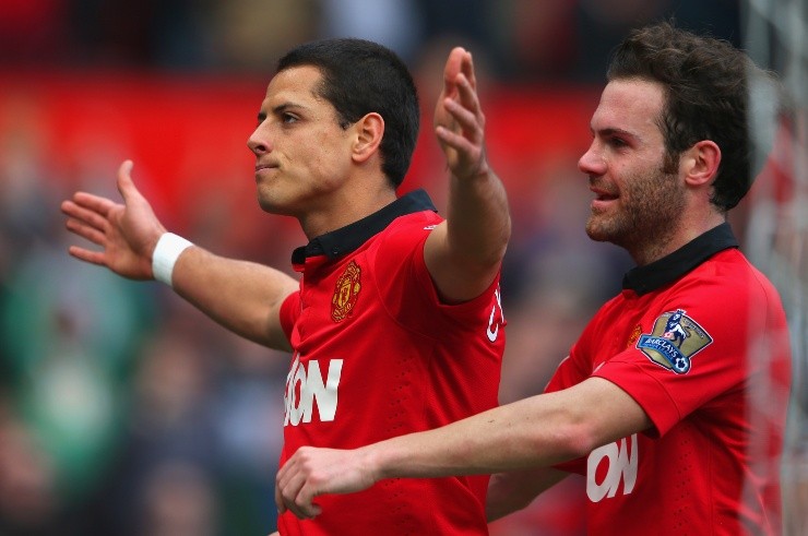 Chicharito Hernández en Manchester United