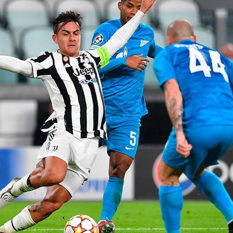 De la mano de Paulo Dybala, Juventus venció a Zenit y sigue liderando