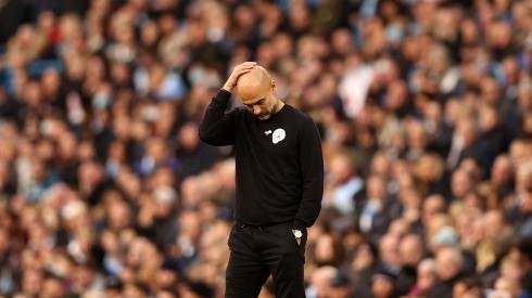 Josep Guardiola, entrenador de Manchester City.