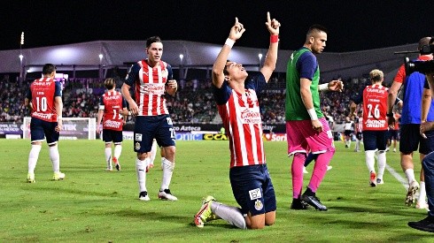 Ángel Zaldívar ingresó al partido al minuto 75 y al 87 hizo el gol del triunfo.