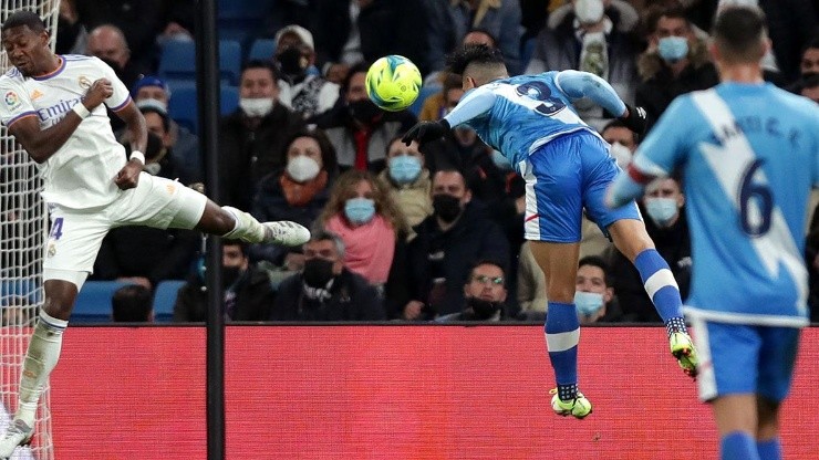 Momento del gol de Falcao.