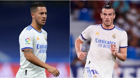Eden Hazard (left) and Gareth Bale could be among the list of players on their way out of Real Madrid.
