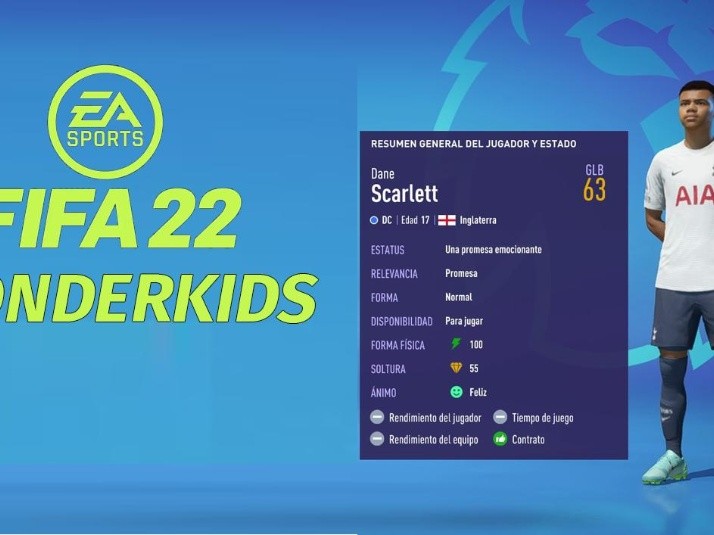 Los mejores Wonderkids del Modo Carrera del FIFA 22