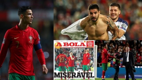 Cristiano Ronaldo y algunas de las imágenes más representativas del Portugal vs. Serbia de anoche.