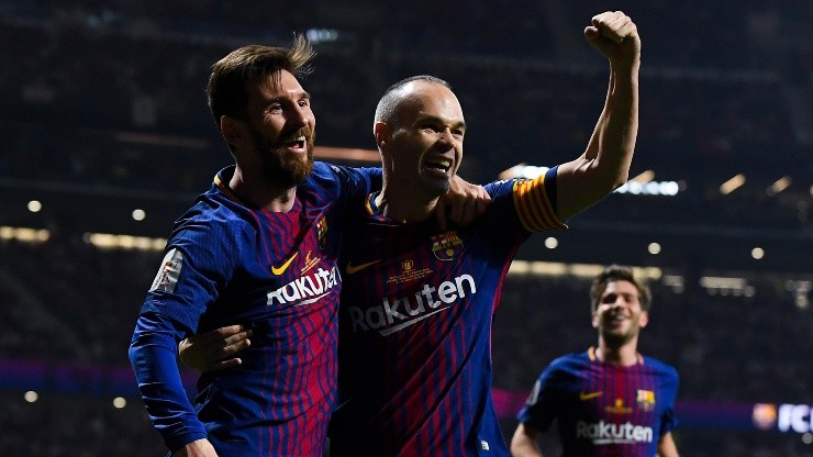 Lionel Messi y Andrés Iniesta