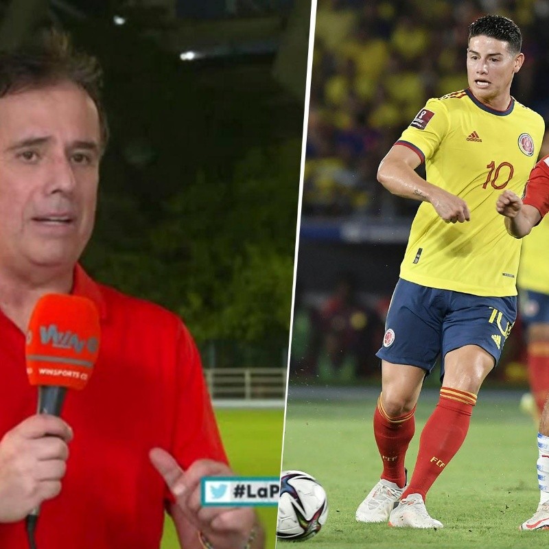 César A. Londoño explota la polémica: "Fue un error traer a James Rodríguez"