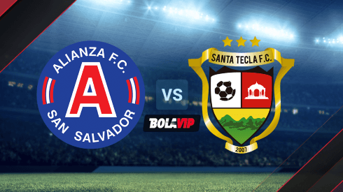 Alianza vs. Santa Tecla por la Liga Mayor de El Salvador.