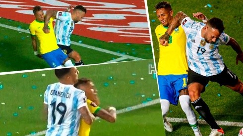 La polémica agresión de Nicolás Otamendi que pasó desapercibida en el Argentina vs. Brasil.