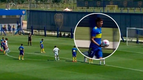 VIDEO | Zeballos hizo un triplete en la Reserva y pidió que le guarden la pelota