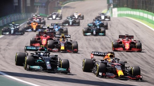 Así fue la largada en Brasil la semana pasada, ¿qué pasará en el Gran Premio de Qatar? (Foto: Getty Images).