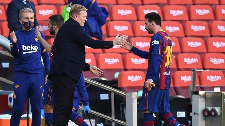 Lionel Messi, Ronald Koeman