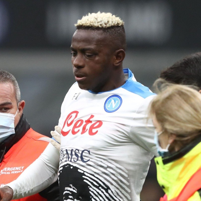 Fractura de Osimhen: fuerte disputa entre Napoli y Nigeria por la Copa África