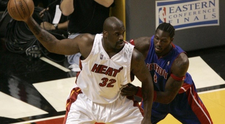 Shaquille O&#039;Neal (Photo by Eliot J. Schechter/Getty Images)