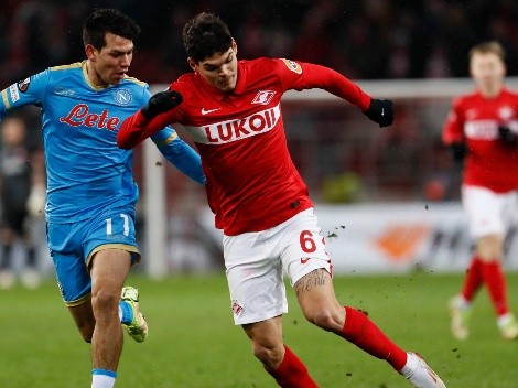 Duro tropiezo de Napoli ante Spartak Moscú en la Europa League