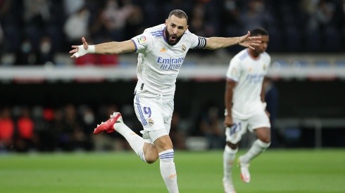 Karim Benzema, autor del tercer gol de Real Madrid.