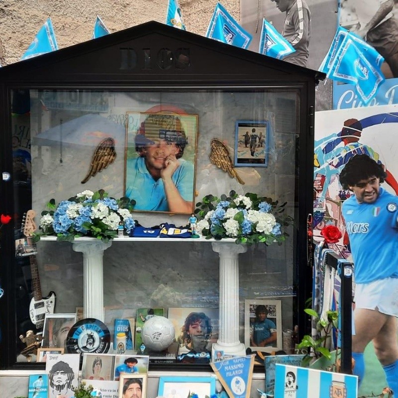 Bolavip en Napoli: el homenaje a Maradona a un año de su partida