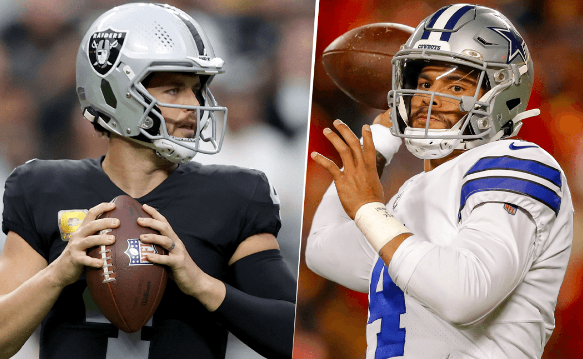 RAIDERS vs COWBOYS: Dónde y cuándo ver EN VIVO, Semana 12 de la NFL