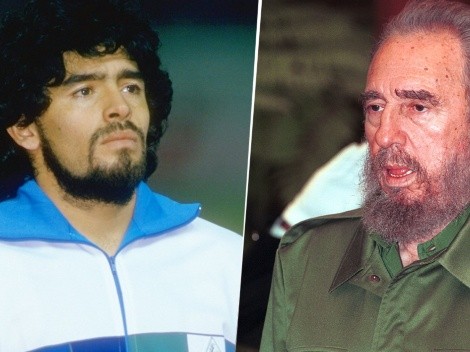 La breve clase de cocina y penaltis entre Maradona y Fidel Castro