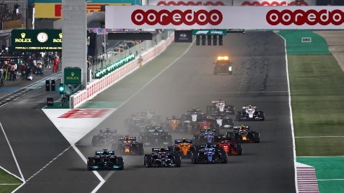 La largada del último Gran Premio de Qatar (Foto: Getty Images).