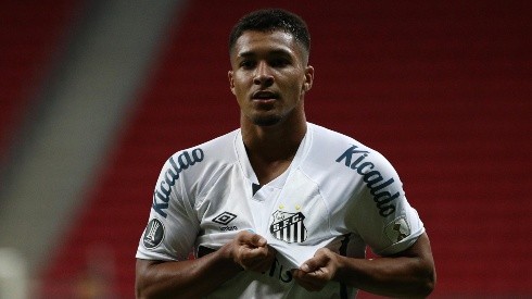 Marcos Leonardo, atacante do Santos (Foto: Getty Images)