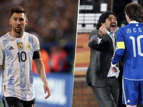 Sentimental mensaje de Messi sobre Maradona que explota las redes