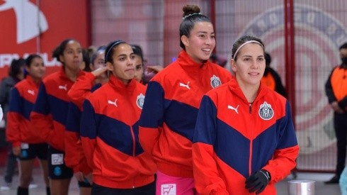 Chivas Femenil en un partido del Apertura 2021