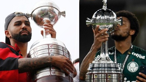 Flamengo y Palmeiras con la Copa Libertadores.