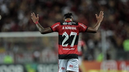 Bruno Henrique, do Flamengo (Foto: Thiago Ribeiro/AGIF)