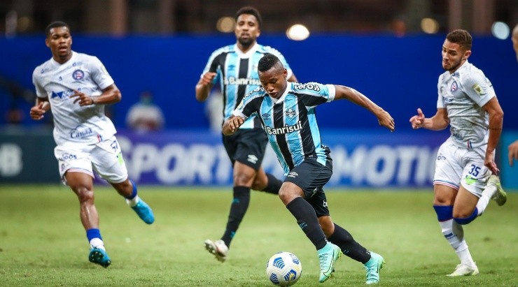 Foto: Lucas Uebel/Grêmio/Divulgação - A postura na derrota para o Bahia gerou críticas internas no Tricolor
