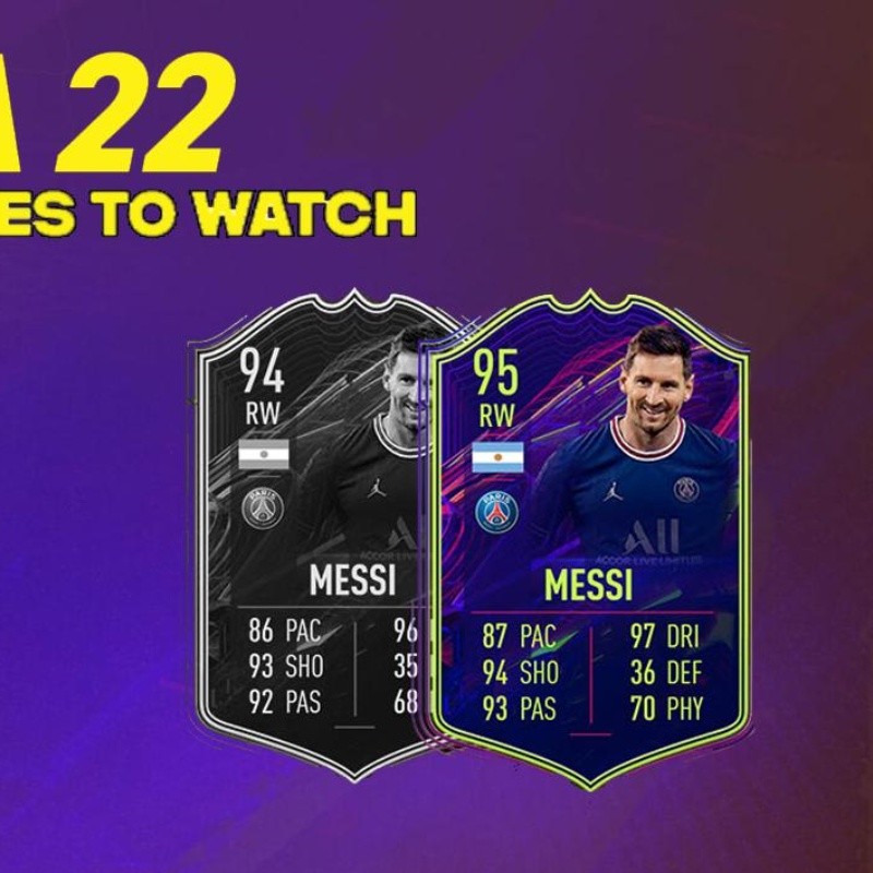 Confirmada la nueva mejora de Messi para su carta especial OTW en el FIFA 22