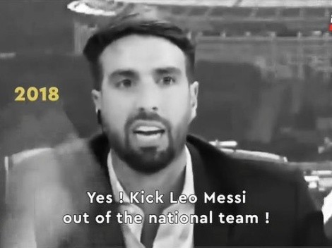¡Tremendo! Azzaro apareció criticando a Messi en su video homenaje y fue tendencia