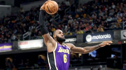 Lebron James of the Lakers