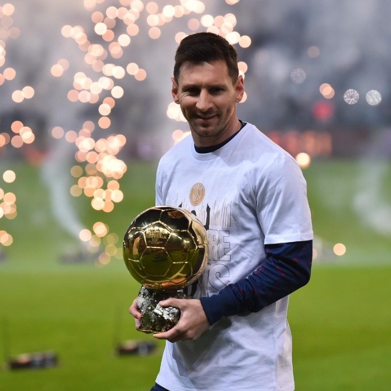 PSG le realizó un sentido homenaje a Messi por el séptimo Balón de Oro