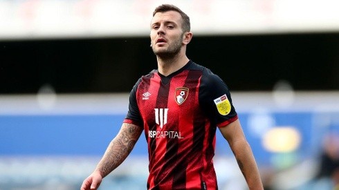 Wilshere en acción con Bournemouth.