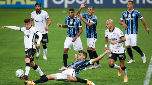 Alexandre Schneider/Getty Images - Corinthians e Grêmio voltam a se enfrentar neste domingo.