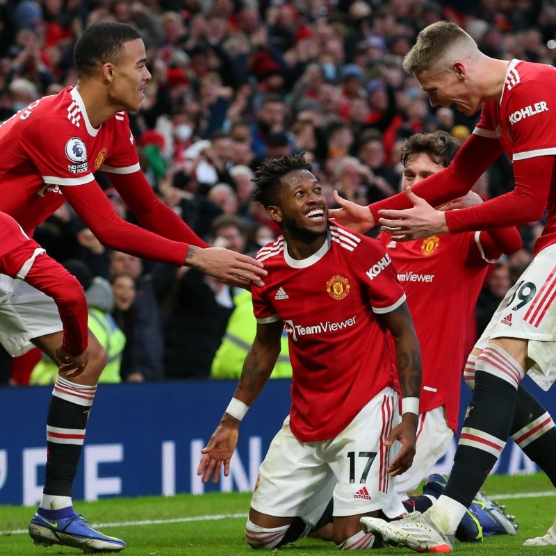 Primer triunfo para Rangnick: golazo de Fred para la victoria de Manchester United