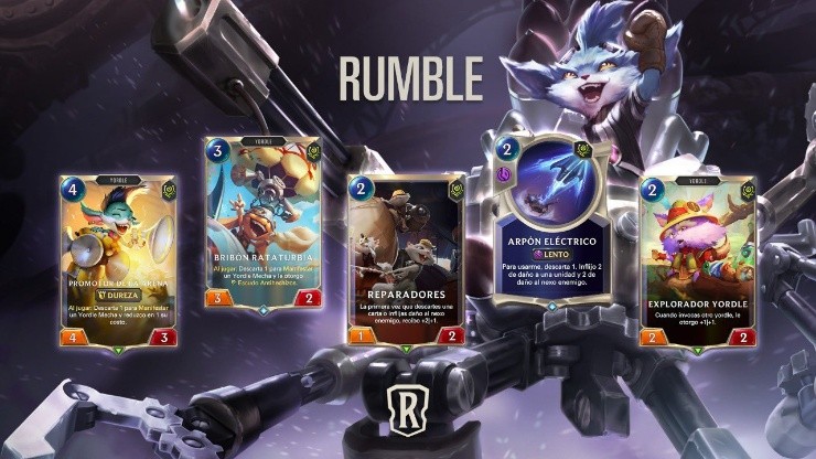 Nuevas cartas de Rumble en Legends of Runeterra