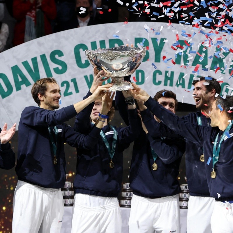 De la mano de Daniil Medvedev: Rusia campeón de la Copa Davis