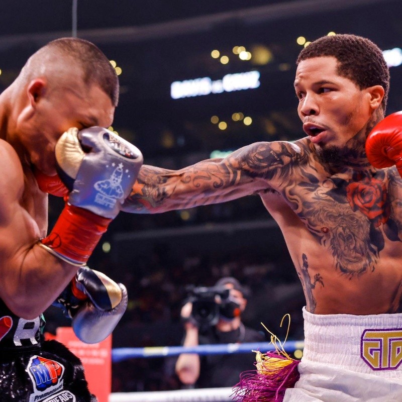 Isaac Cruz cayó ofreciéndole tremenda guerra a Gervonta Davis