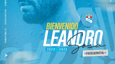 El primer en llegar: Leandro Sosa es nuevo jugador de Sporting Cristal