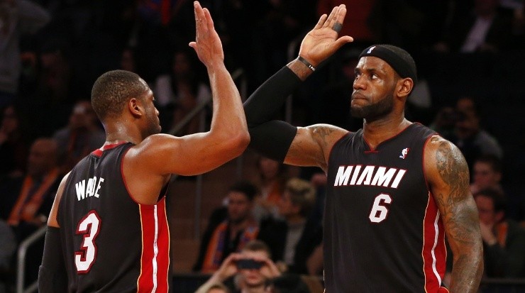 Dwyane Wade y LeBron James (Foto: Getty Images)