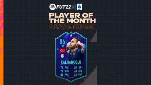 FIFA 22: Calhanoglu es el POTM de la Serie A ¿Vale la pena?