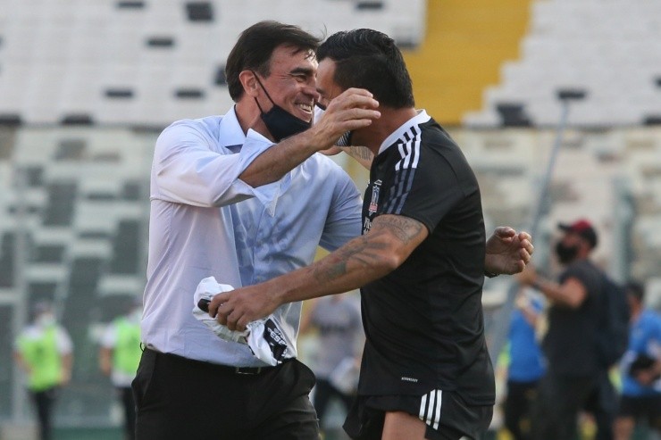 Gustavo Quinteros y Esteban Paredes